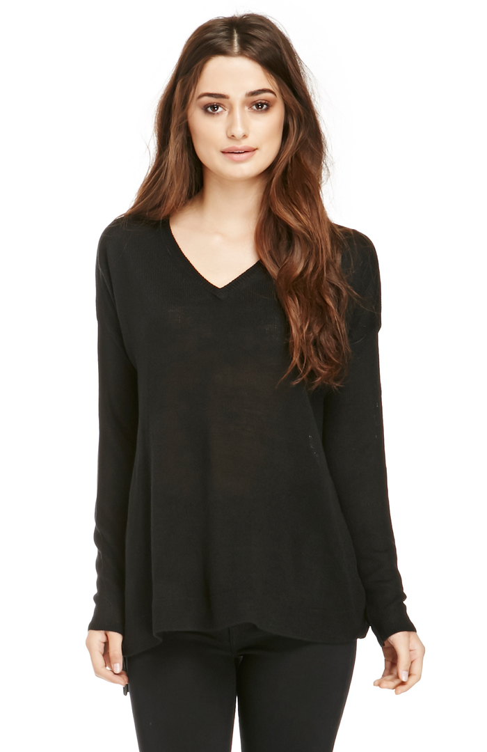 BB Dakota Oversized Dallas Sweater in Black | DAILYLOOK