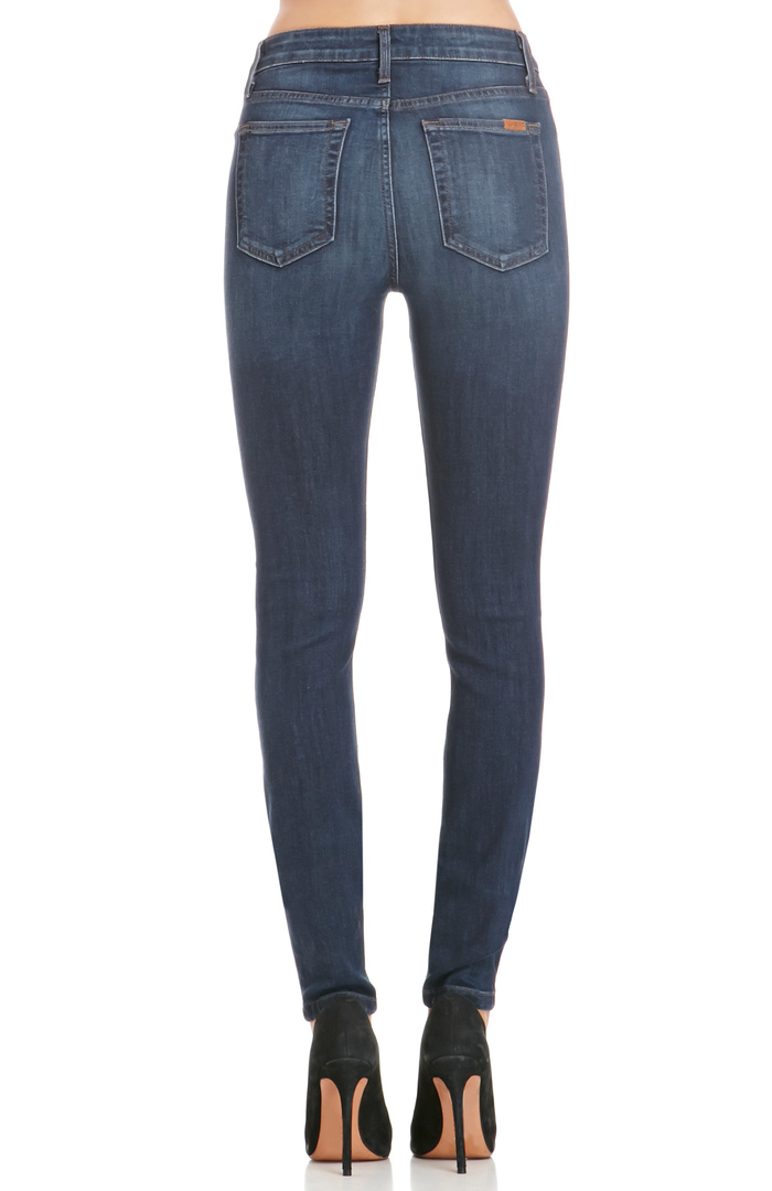 Joe's Jeans Beatrix High Rise Skinny Jeans in Blue | DAILYLOOK