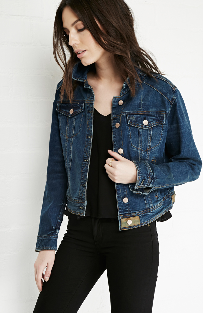 Velvet Heart Gloria Classic Jean Jacket in Blue | DAILYLOOK