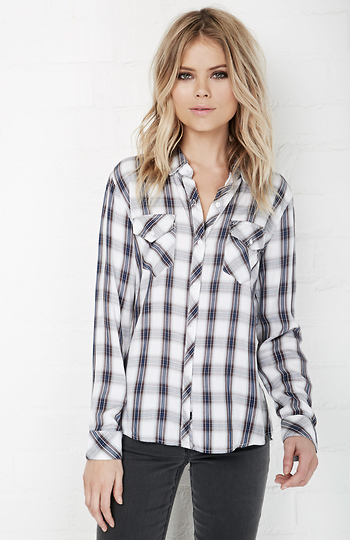 Rails Carmen Plaid Button Down Shirt