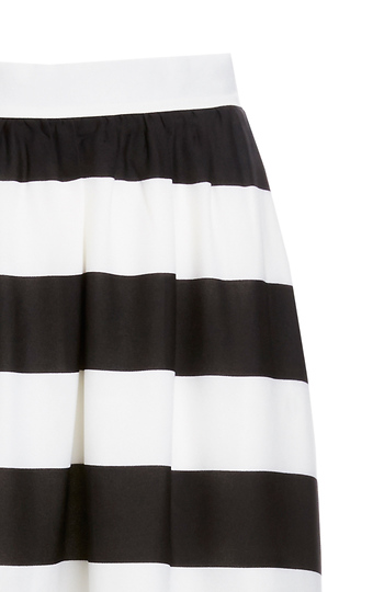 Blaque Label Striped Maxi Skirt in Black/White | DAILYLOOK