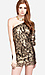 Gold Leaf One Shoulder Tunic Thumb 1