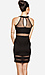 Mesh Insert Bodycon Dress Thumb 3