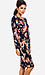 Fall's Floral Midi Dress Thumb 2