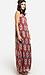 Ikat Print Maxi Dress Thumb 2