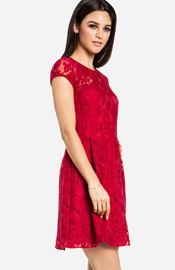 Dolce Vita Winsor Dress in Red | DAILYLOOK