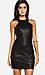 BB Dakota Simone Leatherette Dress Thumb 1