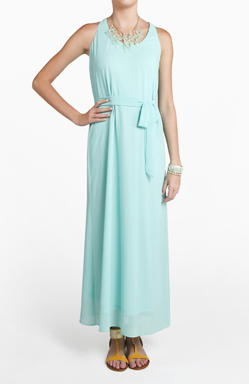 Waist Tie Maxi Dress Slide 1