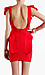 Structured Deep Scoop Back Dress Thumb 3