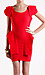 Structured Deep Scoop Back Dress Thumb 1