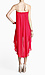 Red Waterfall Dress Thumb 3