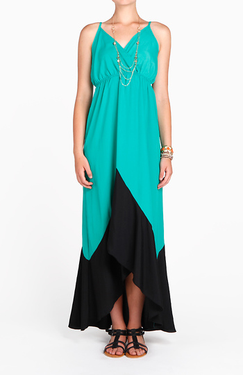 Geometric Maxi Dress Slide 1