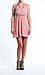 Sleeveless Pink Polka Dot Dress Thumb 5