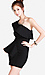 One Shoulder Peplum Dress Thumb 2