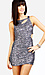 Sultry Sequin Cut Out Dress Thumb 1