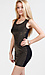 Metallic Thread Cross Strap Dress Thumb 2