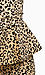 Strapless Leopard Print Peplum Dress Thumb 4