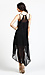 Sheer Panel High Low Dress Thumb 3