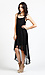 Sheer Panel High Low Dress Thumb 2