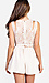 Lace Cut Out Shoulder Romper Thumb 3