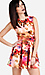 Hawaiian Floral Mini Dress Thumb 1