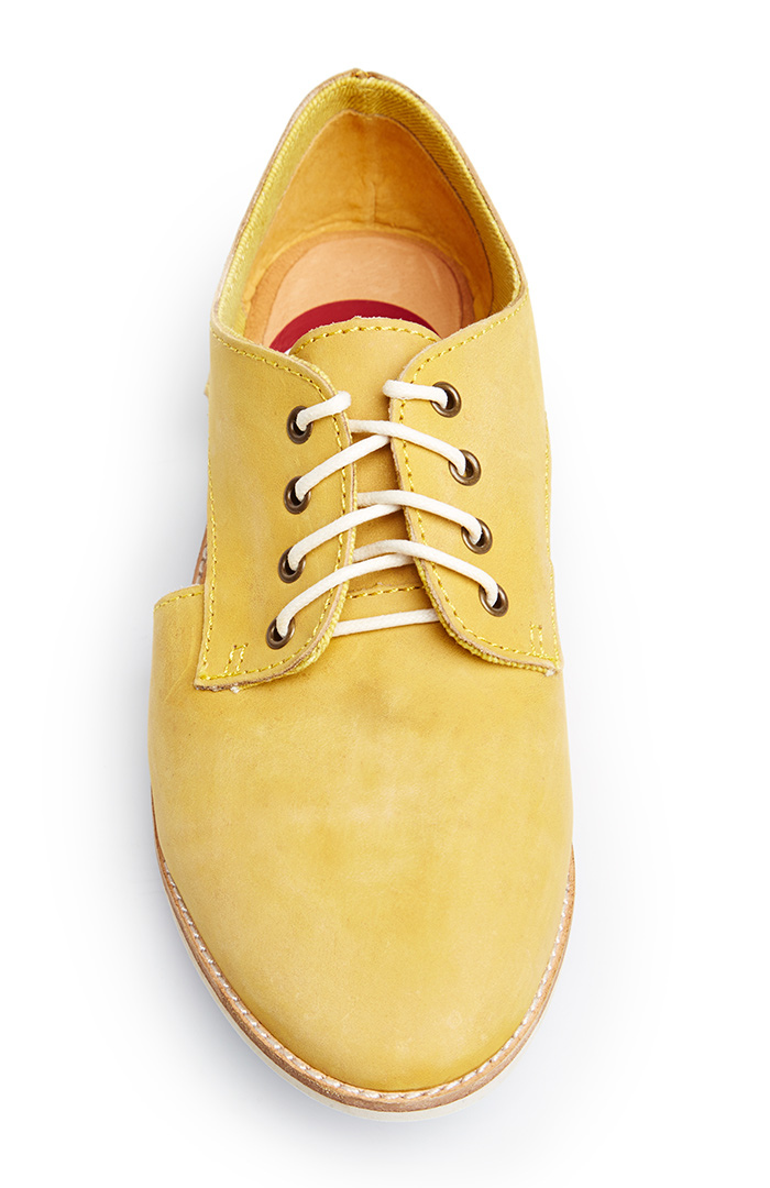 Rollie Derby Sidecut Oxfords in Yellow | DAILYLOOK