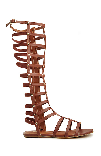 Madden Girl Amily Gladiator Sandals in Brown | DAILYLOOK