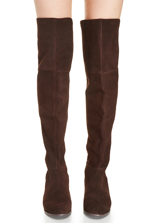 Chinese Laundry Riley Thigh High Boot in Chocolate DAILYLOOK