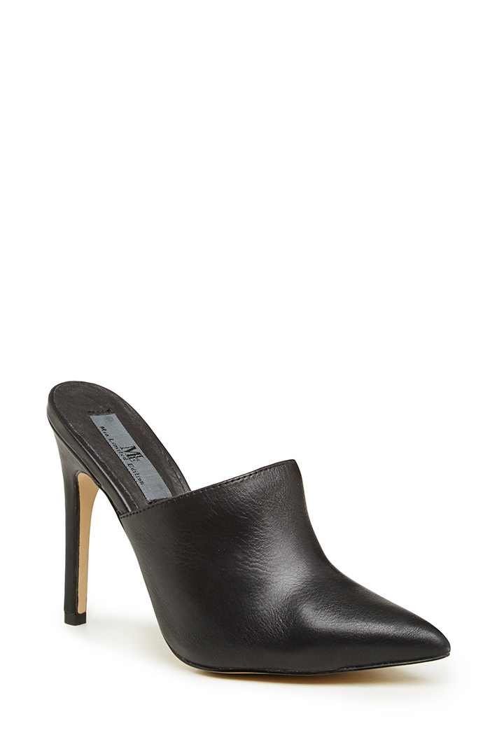 MIA Limited Edition Jethro Mules in Black | DAILYLOOK