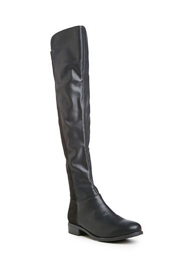 vegan knee high winter boots