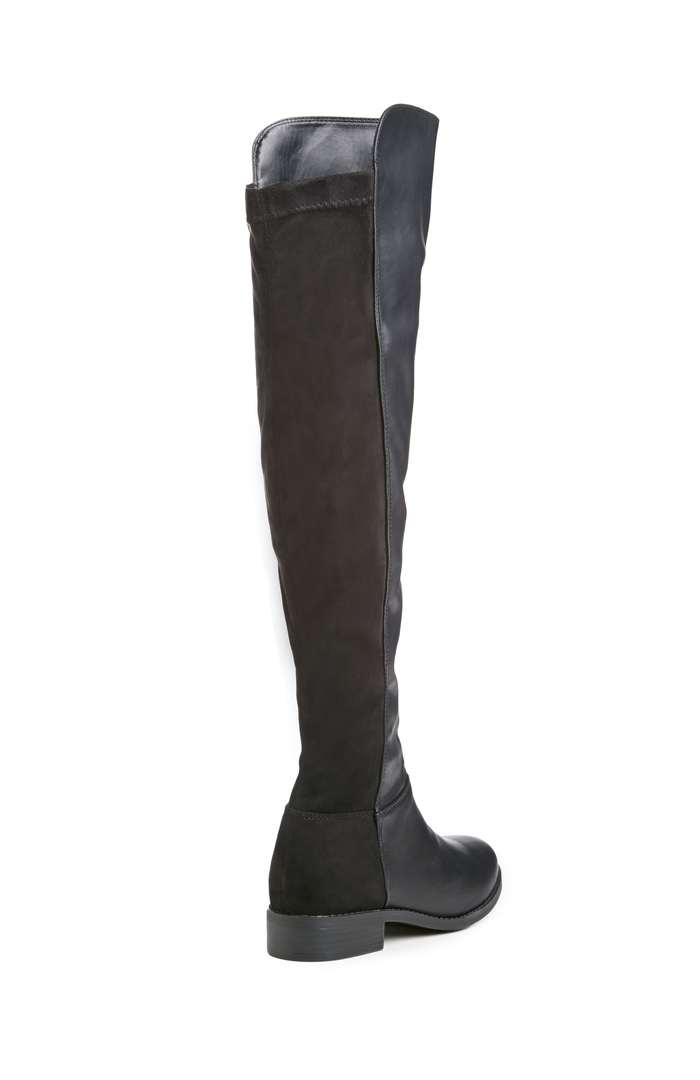 vegan leather black boots