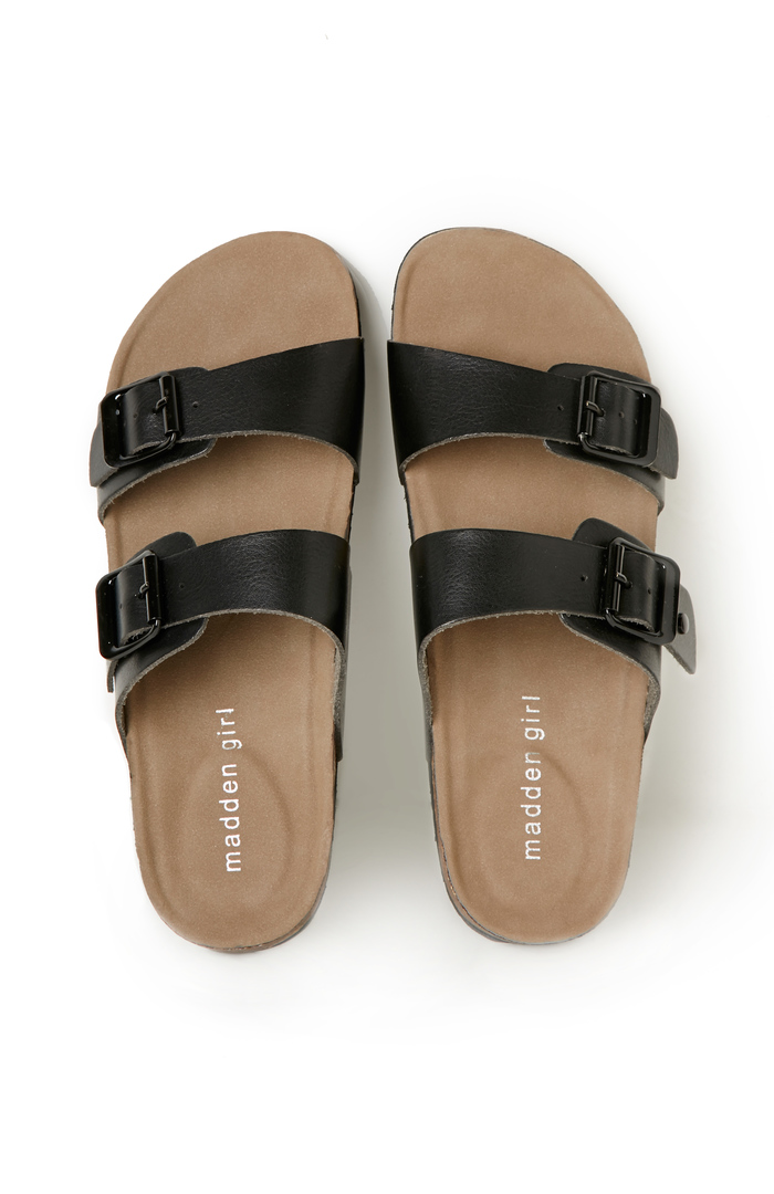 Madden Girl Brando Sandals in Black | DAILYLOOK