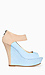 Two Tone Ankle Strap Wedges Thumb 2