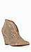 Perforated Wedge Booties Thumb 1