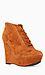 Spectator Wedge Booties Thumb 1