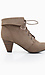 Wooden Heel Ankle Booties Thumb 2