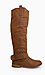 Tall Riding boot with gold buckle Thumb 2