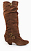 Slouch Suede Buckle Boots Thumb 2