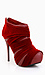 Velvet Wrapped Booties Thumb 1