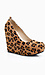 Leopard Print Wedges Thumb 1