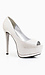 Old Hollywood Glam Peep Toe Platforms Thumb 1