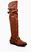 Double Buckle Knee High Riding Boots Thumb 1