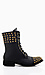 Full Toe Studded Combat Boot Thumb 2