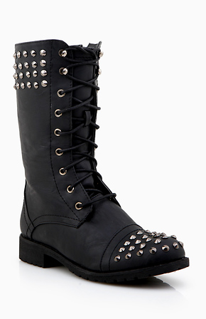 Studded 2024 military boots