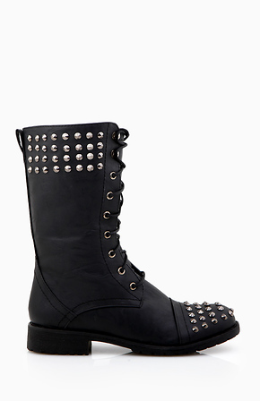 Studded military clearance boots