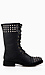 Studded Toe Military Boots Thumb 2