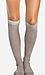 Checkered Knit Knee High Socks Thumb 1