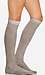 Checkered Knit Knee High Socks Thumb 2