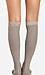 Checkered Knit Knee High Socks Thumb 3