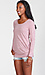 Cotton Long Sleeve U Neck Tee Thumb 2